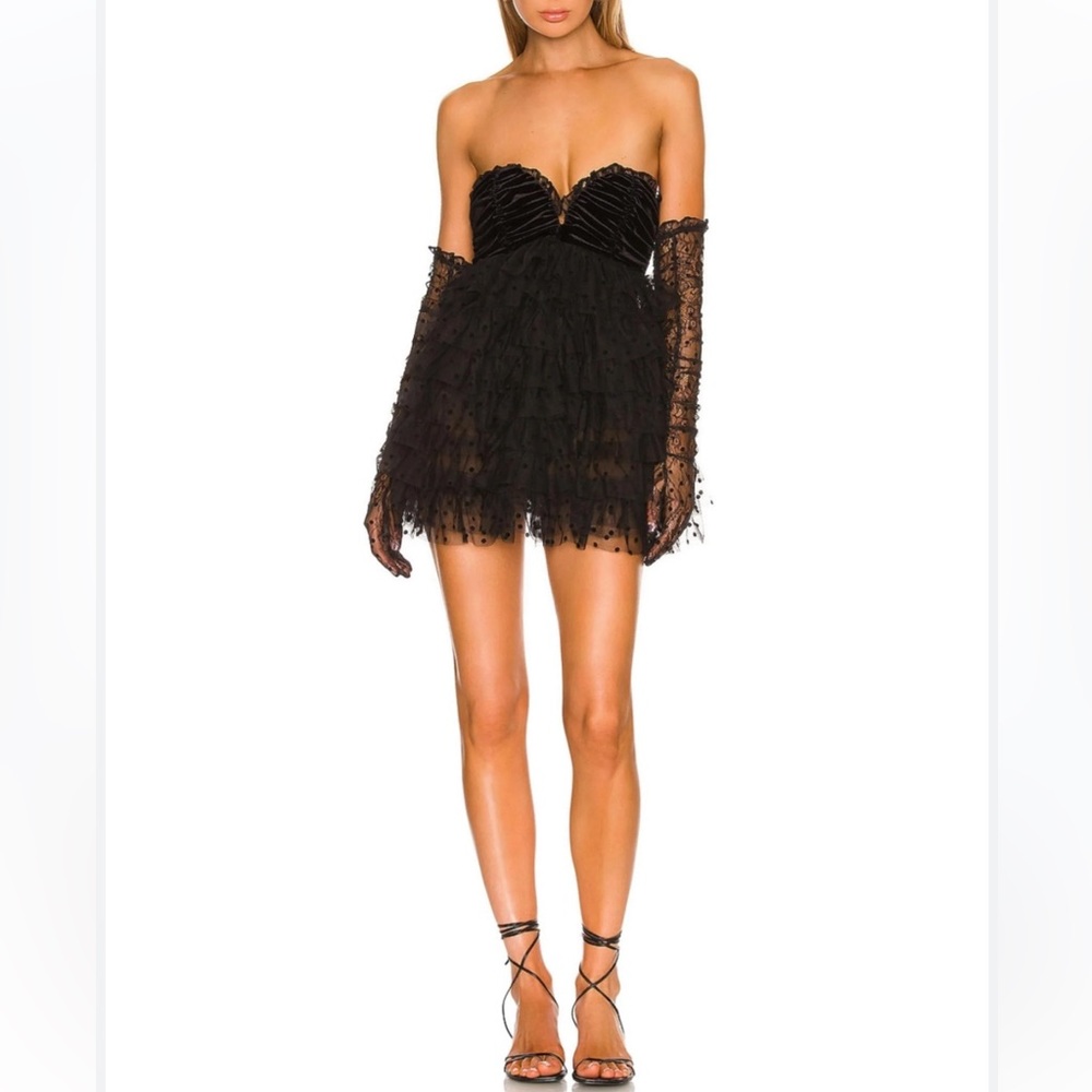 For Love And Lemons Black Mini Dress